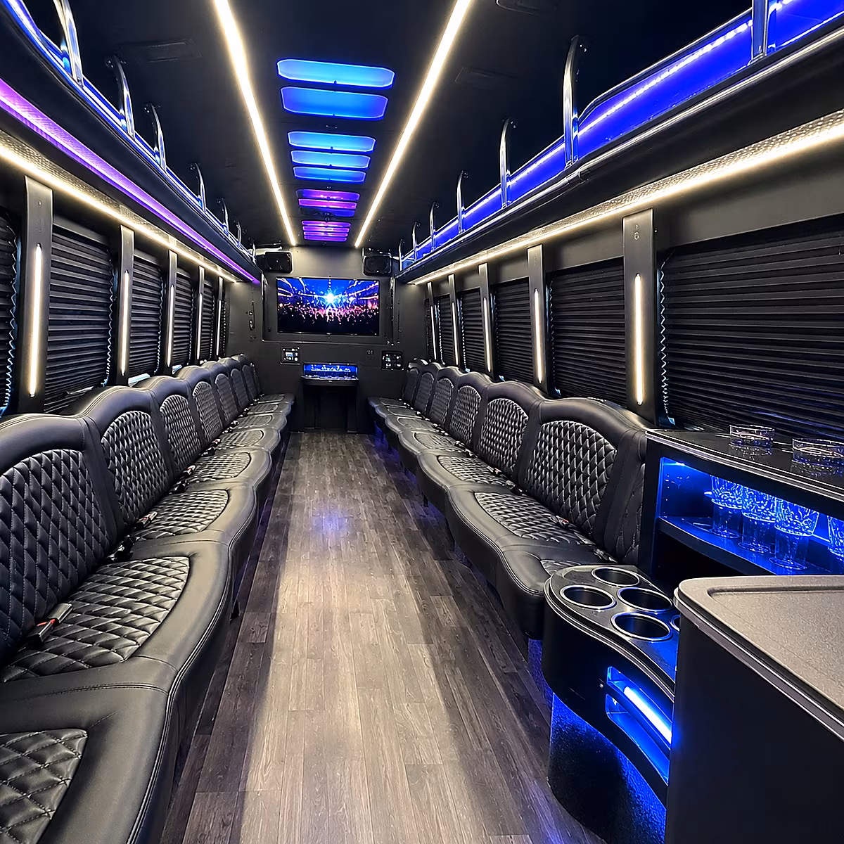 howell concert party bus rental