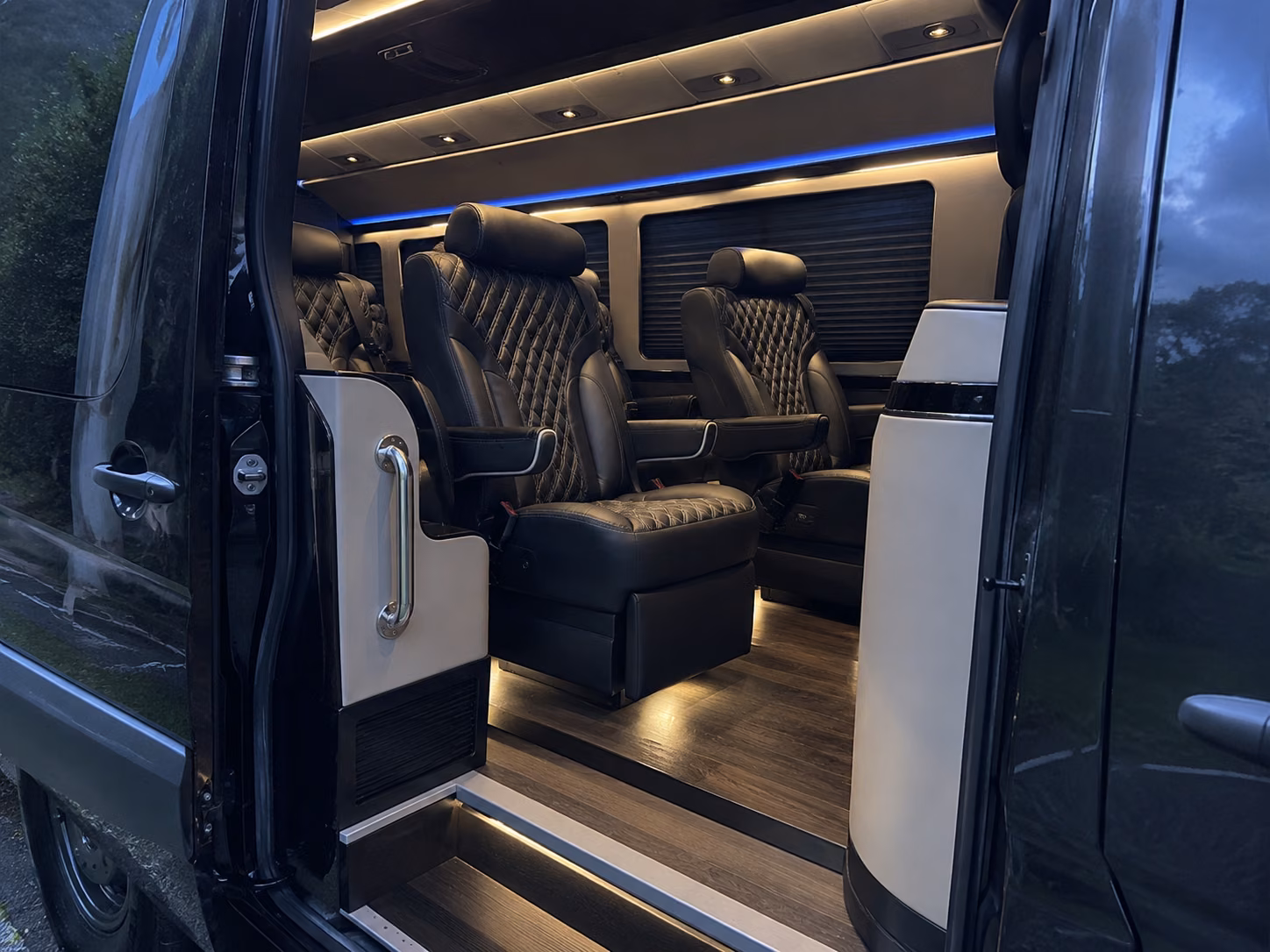 howell corporate event transportation onboard seating