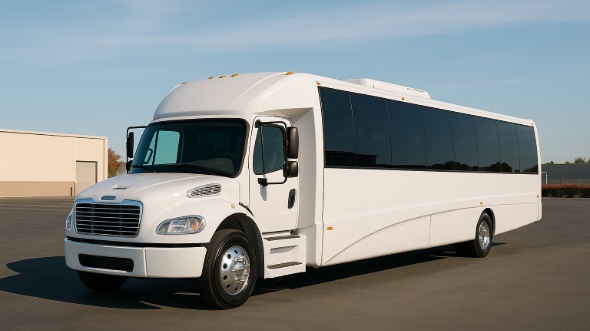 Exterior of Charter Bus Company Howell's 18 Passenger Minibus in Howell