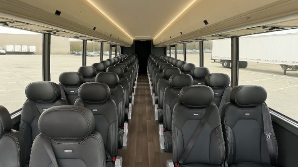 Interior of Charter Bus Company Howell's 20 Passenger Mini bus in Howell