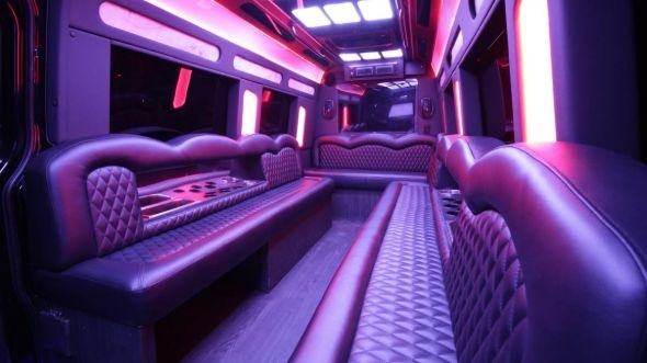howell sprinter limo rental inside